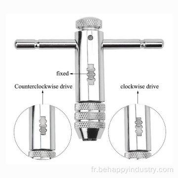 Djustible Hand Tap Wrench Wrench Wrench Wrench Wrench Rouge Djuste réversible